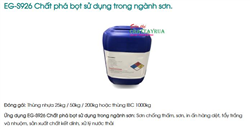 EG-S926 Chất phá bọt sử dụng trong ngành sơn.